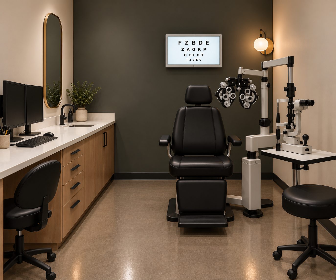 Concept of a new exam room